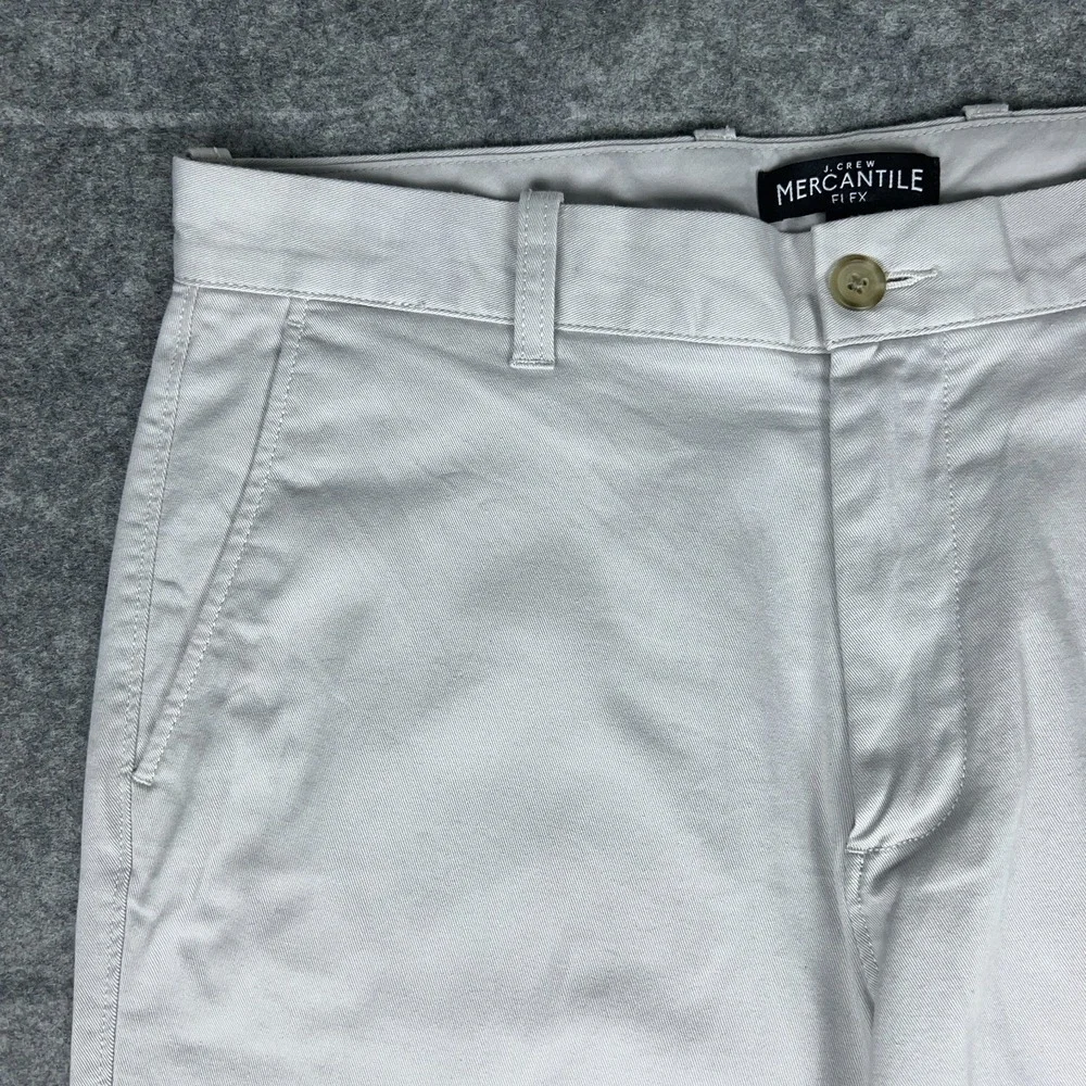 J Crew Pants Mens 32x32 Gray Athletic‎ Fit Flex Stretch Performance Chino Office